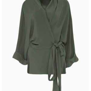 Rodebjer Tennessee Twill wrap/kimono style blouse